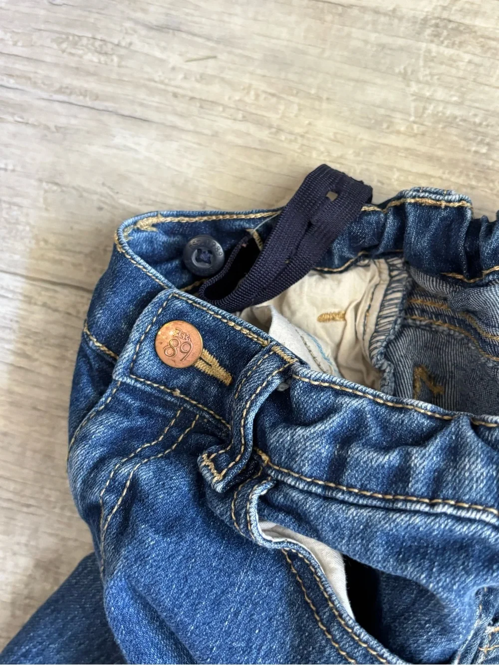 The Children's Place Est. 89 Bootcut Stretch Denim Jeans Blue 3T-036